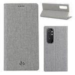 For Xiaomi Mi Note10 Lite ViLi Shockproof TPU + PU Horizontal Flip Protective Case with Card Slot & Holder(Grey)