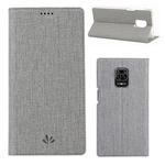 For Xiaomi Redmi Note 9 Pro / Note 9S / Note 9 Pro Max ViLi Shockproof TPU + PU Horizontal Flip Protective Case with Card Slot & Holder(Grey)