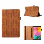 For Samsung Galaxy Tab A 10.1 2019 T510 Lucky Bamboo Pattern Leather Tablet Case(Brown)