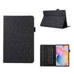 For Samsung Galaxy Tab S6 Lite P610 Lucky Bamboo Pattern Leather Tablet Case(Black)