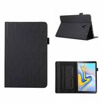 For Samsung Galaxy Tab A 10.5 T590 Lucky Bamboo Pattern Leather Tablet Case(Black)