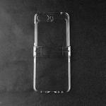 For Samsung Galaxy Z Flip5 3 in 1 PC Transparent Shockproof Protective Phone Case(Transparent)