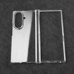 For Samsung Galaxy Z Fold7 3 in 1 PC Transparent Shockproof Protective Phone Case(Transparent)