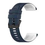 For Garmin Epix Pro 47mm Sports Mixing Color Silicone Watch Band(Blue+White)