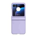 For Motorola Razr 40 Ultra Skin Feel PC Phone Case with Hinge(Purple)