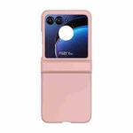 For Motorola Razr 40 Ultra Skin Feel PC Phone Case with Hinge(Pink)