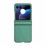 For Motorola Razr 40 Ultra / Razr 2023 3 in 1 Skin Feel PC Phone Case(Forest Green)