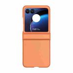 For Motorola Razr 40 Ultra / Razr 2023 3 in 1 Skin Feel PC Phone Case(Orange)