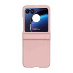 For Motorola Razr 40 Ultra / Razr 2023 3 in 1 Skin Feel PC Phone Case(Pink)