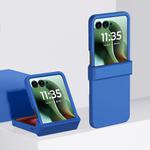 For Motorola Razr 60 Ultra 3 in 1 Skin Feel PC Phone Case(Klein Blue)