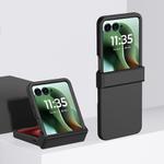For Motorola Razr 60 Ultra 3 in 1 Skin Feel PC Phone Case(Black)