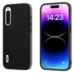 For Sony Xperia 10 V ABEEL Genuine Leather Luolai Series Phone Case(Black)