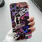 For iPhone 14 Pro Painted Pattern Precise Hole PC Phone Case(Comics Umbrella Boy)