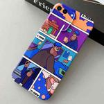 For iPhone 8 Plus / 7 Plus Painted Pattern Precise Hole PC Phone Case(Working Uncle)