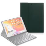 For iPad Pro 10.5 inch Electric Pressed Horizontal Flip Leather Case with Pen Slot & Holder without Keyboard(Dark Green)