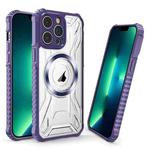 For iPhone 13 Pro CD Texture Magsafe Phone Case(Dark Purple)