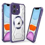 For iPhone 11 CD Texture Magsafe Phone Case(Dark Purple)