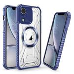 For iPhone XR CD Texture Magsafe Phone Case(Sapphire)