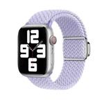 For Apple Watch SE 2022 44mm Nylon Loop Magnetic Buckle Watch Band(Fog Purple)