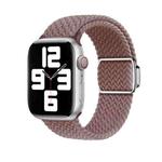 For Apple Watch 7 41mm Nylon Loop Magnetic Buckle Watch Band(Smoke Purple)