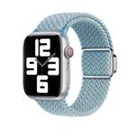 For Apple Watch 6 44mm Nylon Loop Magnetic Buckle Watch Band(Rock Blue)