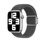 For Apple Watch 3 42mm Nylon Loop Magnetic Buckle Watch Band(Space Grey)
