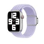 For Apple Watch SE 2023 40mm Nylon Loop Magnetic Buckle Watch Band(Fog Purple)