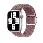 For Apple Watch SE 2023 44mm Nylon Loop Magnetic Buckle Watch Band(Smoke Purple)