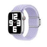 For Apple Watch Series 10 46mm Nylon Loop Magnetic Buckle Watch Band(Fog Purple)