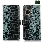 For Huawei Nova 11 Pro / 11 Ultra Crocodile Top Layer Cowhide Leather Phone Case(Green)