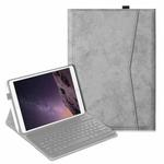 For iPad Air (2019) Marble Cloth Texture Horizontal Flip Leather Case with Pen Slot & Holder without Keyboard(Grey)