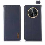 For Huawei Nova Y91 4G / Enjoy 60X KHAZNEH Nappa Top Layer Cowhide Leather Phone Case(Blue)