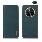 For Huawei Nova Y91 4G / Enjoy 60X KHAZNEH Nappa Top Layer Cowhide Leather Phone Case(Green)