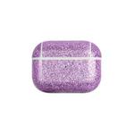 For AirPods Pro 2 Glitter Powder Skin Texture PC TWS Earphone Case(Purple)