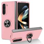 For Samsung Galaxy Z Fold6 5G Armor Ring Holder Phone Case(Pink)