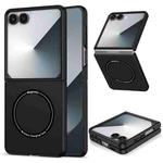 For Samsung Galaxy Z Flip7 5G Armor Ring Holder Phone Case(Black)