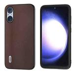 For Sony Xperia 5 V ABEEL Genuine Leather Xiaoya Series Phone Case(Coffee)