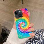 For iPhone 14 Plus Colorful Shell Texture Marble PC + TPU Phone Case(Colorful)