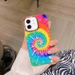 For iPhone 12 Colorful Shell Texture Marble PC + TPU Phone Case(Colorful)