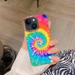 For iPhone 15 Plus Colorful Shell Texture Marble PC + TPU Phone Case(Colorful)