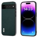 For Google Pixel 7a ABEEL Genuine Leather Luolai Series Phone Case(Dark Green)