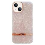 For iPhone 13 Electroplating Shell Texture TPU Phone Case(Pink)