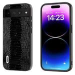 For Google Pixel 8 Pro ABEEL Genuine Leather Weilai Series Phone Case(Black)