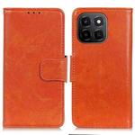For Honor X6c 4G Nappa Texture Flip Leather Phone Case(Orange)