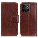 For Honor X6c 4G Nappa Texture Flip Leather Phone Case(Brown)
