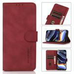For Honor X7B / Huawei Enjoy 50 Plus KHAZNEH Matte Texture Leather Phone Case(Red)