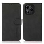 For Honor 400 Lite KHAZNEH Matte Texture Leather Phone Case(Black)