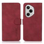 For Honor 400 Pro Global 160.8mm KHAZNEH Matte Texture Leather Phone Case(Red)