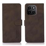 For Honor X6c 4G KHAZNEH Matte Texture Leather Phone Case(Brown)