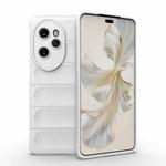 For Honor 100 Pro 5G Magic Shield TPU + Flannel Phone Case(White)